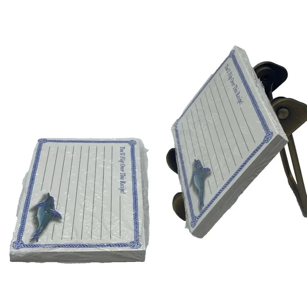 University of Delaware Fish Theme Recipe Cards 3